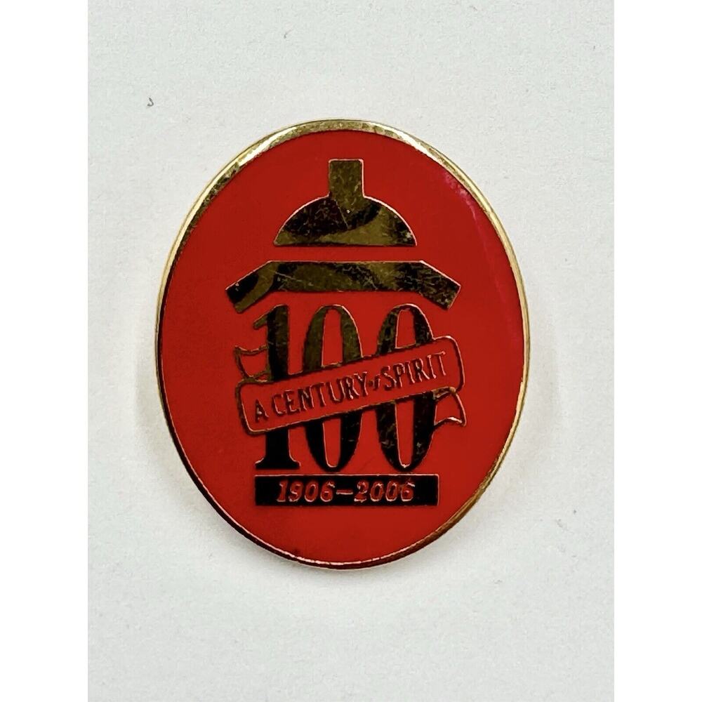 A Century Of‎ Spirit 100 Years 1906-2006 Red Lapel Pin